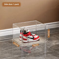 Large Clear Stackable Sneaker Storage Box with Magnetic Door