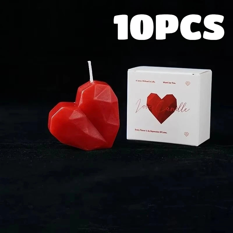 Heart-Shaped Aromatherapy Candle Set