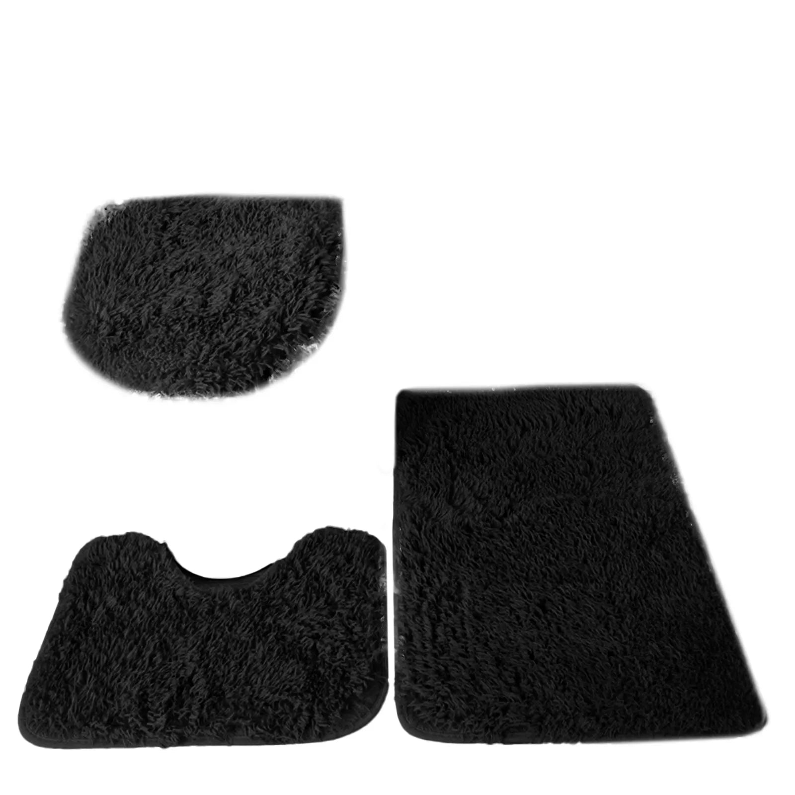 3-Piece Bathroom Rug Set