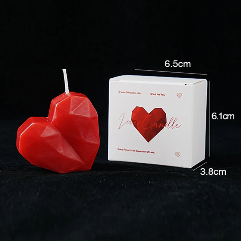 Heart-Shaped Aromatherapy Candle Set
