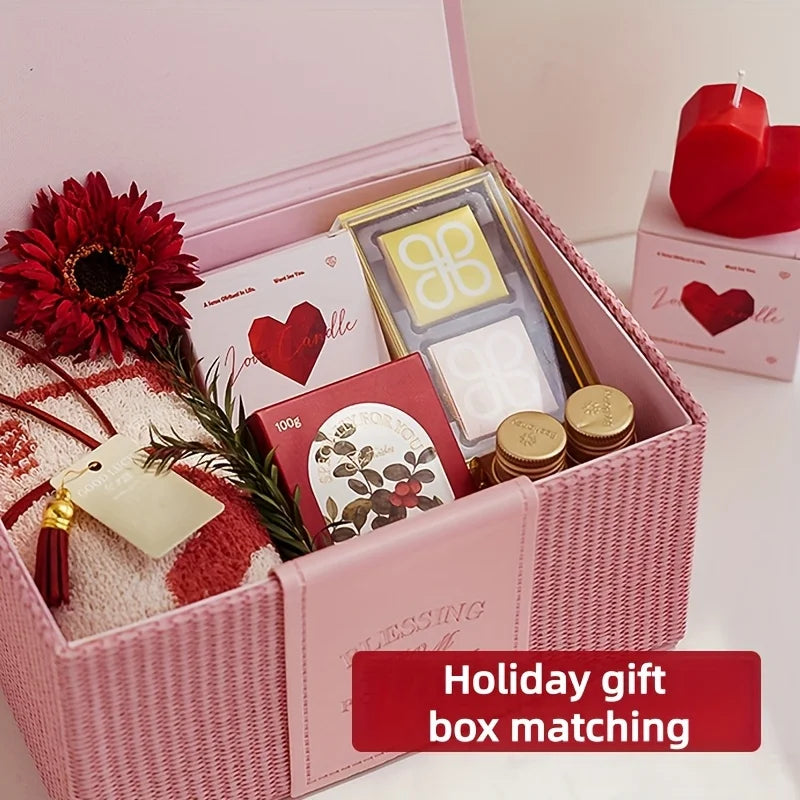Heart-Shaped Aromatherapy Candle Set
