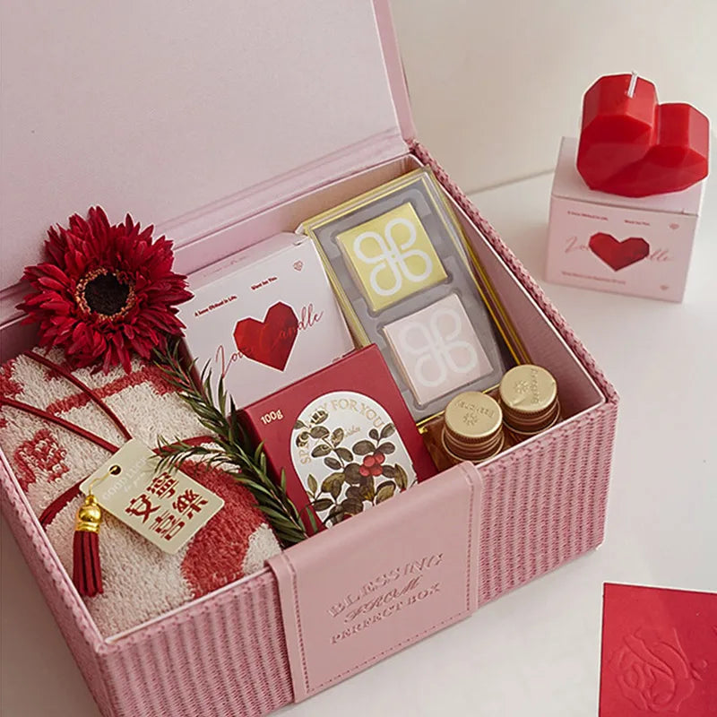 Heart-Shaped Aromatherapy Candle Set