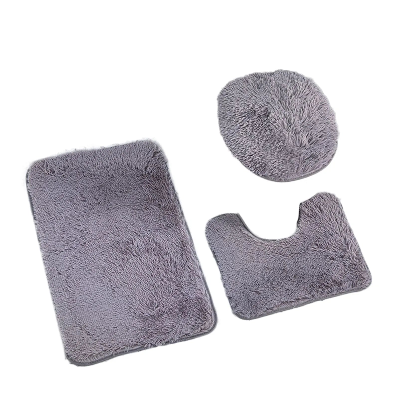 3-Piece Bathroom Rug Set