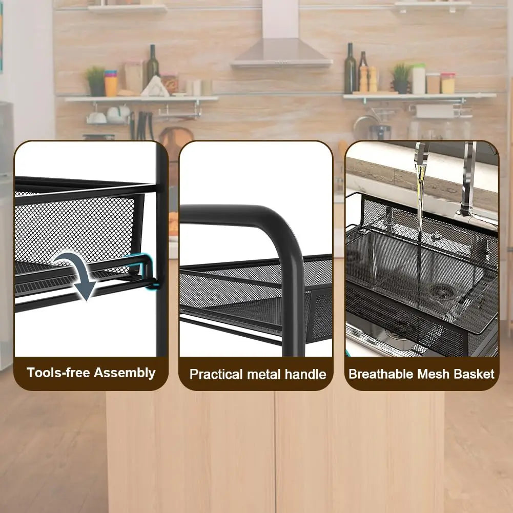 5-Tier Rolling Storage Cart