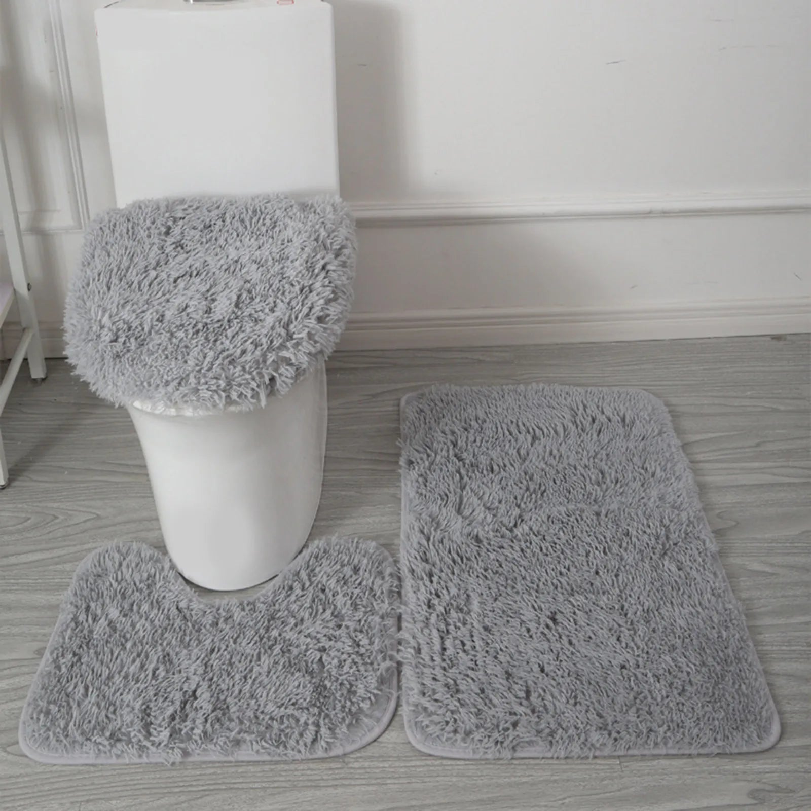 3-Piece Bathroom Rug Set