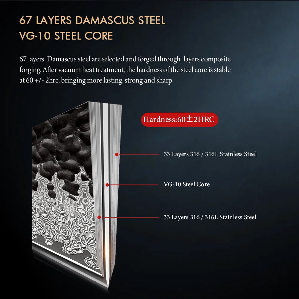 Damascus Steel Chef Knife