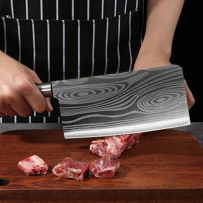 Damascus Kitchen Knife Set