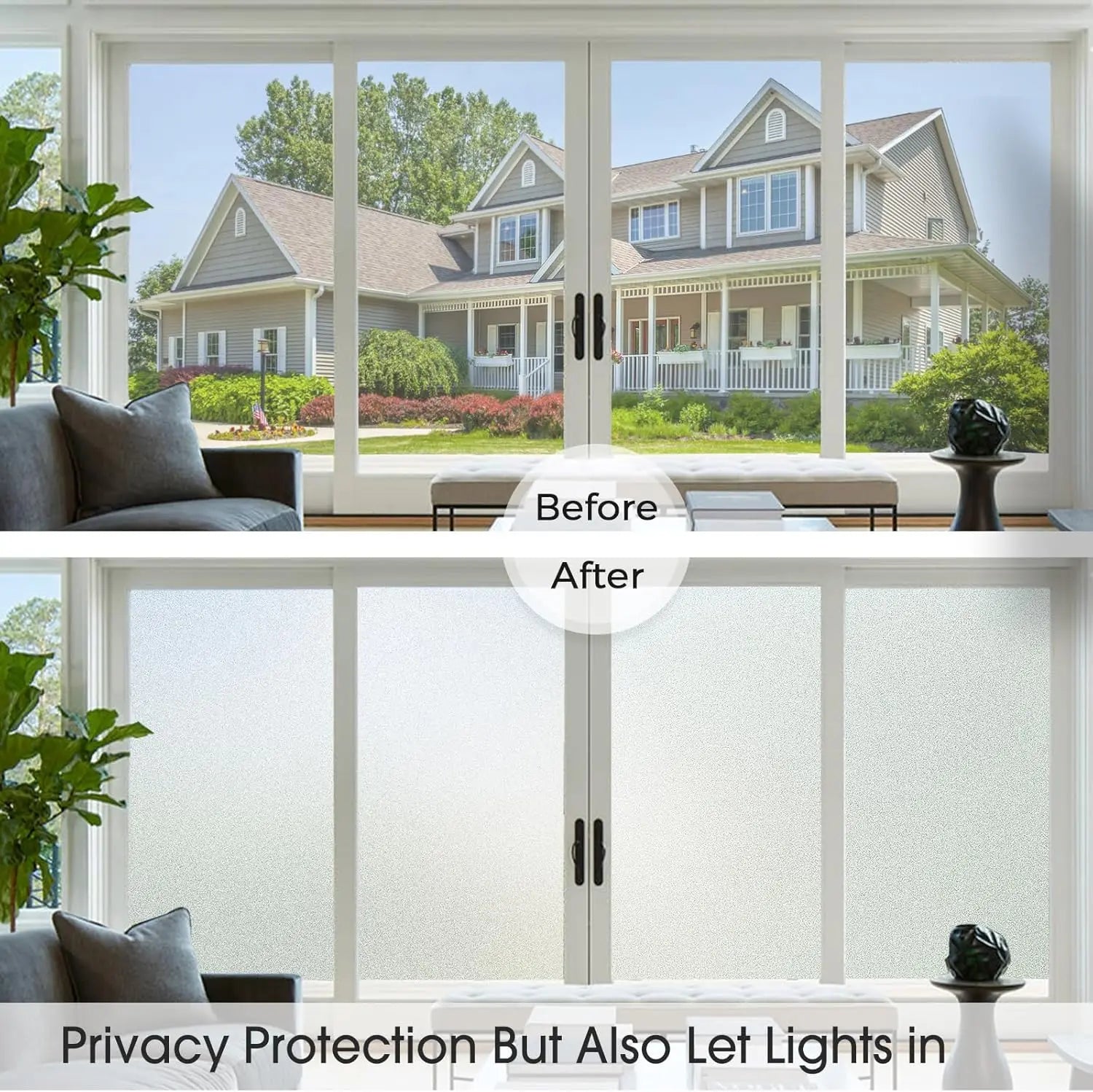 Frosted Glass Window Privacy Film