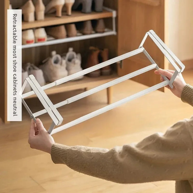 Adjustable Under Shelf Shoe Rack Organizer