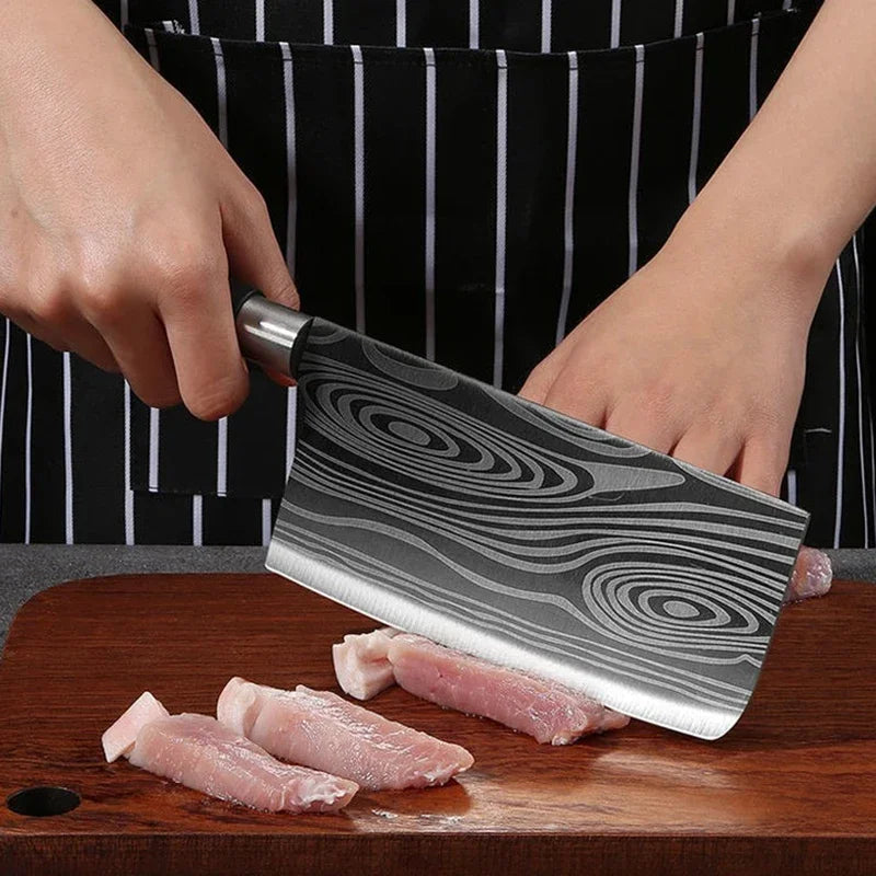 Damascus Kitchen Knife Set