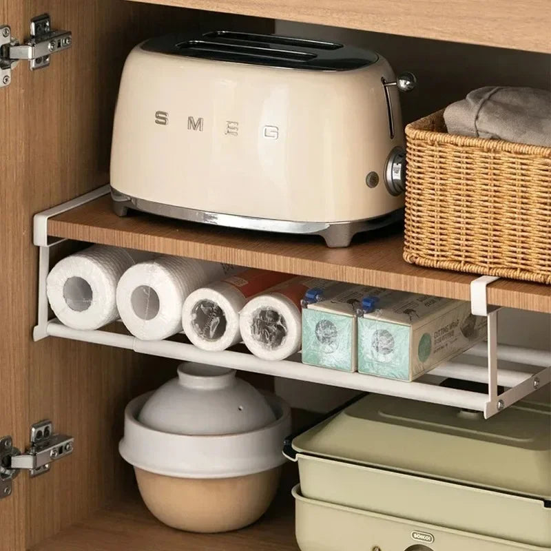 Adjustable Under Shelf Shoe Rack Organizer