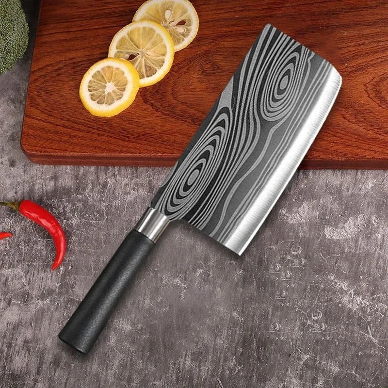 Damascus Kitchen Knife Set