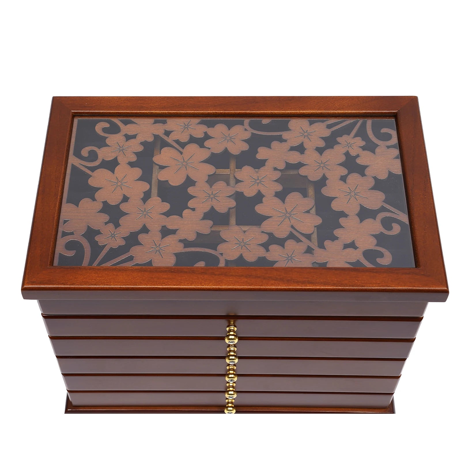 6-Tier Vintage Jewelry Organizer Box