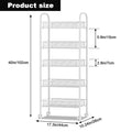 5-Tier Rolling Storage Cart
